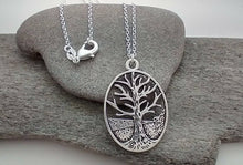 Load image into Gallery viewer, Oval Tree Necklace Necklace
