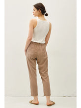 Load image into Gallery viewer, Tencel Tapered Pants( Dk.Taupe)
