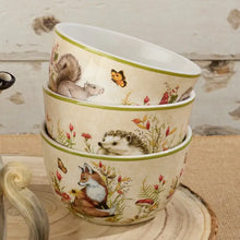 Load image into Gallery viewer, Woodland Critters Ice Cream Bowl Asst
