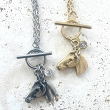 Load image into Gallery viewer, Derby Horse Necklace
