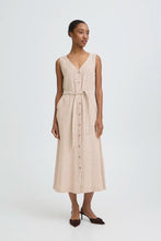 Load image into Gallery viewer, BYFALAKKA Button Dress( Woodsmoke)
