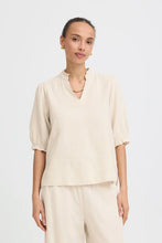 Load image into Gallery viewer, BYFALAKKA Puff Sleeve Blouse( Rainy Day)
