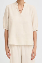 Load image into Gallery viewer, BYFALAKKA Puff Sleeve Blouse( Rainy Day)
