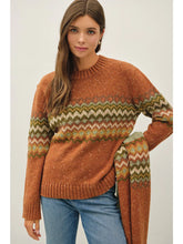 Load image into Gallery viewer, Fair Isle Mid Block Sweater
