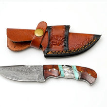 Load image into Gallery viewer, Field Knife -Turquoise Handle  TK-459
