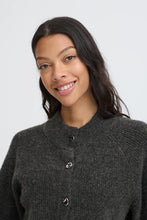 Load image into Gallery viewer, BYOTAJA 3/4 Sleeve Cardigan-Dk.Gry
