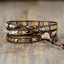 Load image into Gallery viewer, Labradorite Teardrop Bronze Bracelet
