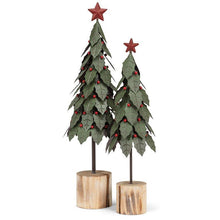 Load image into Gallery viewer, Holly Tree on Log Base
