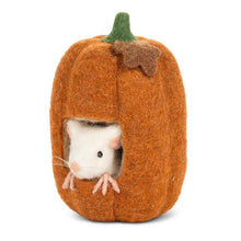 Load image into Gallery viewer, Mouse in  Pumpkin Ornament

