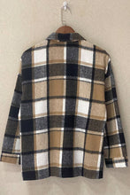 Load image into Gallery viewer, Plaid Flannel Shacket Jacket Women
