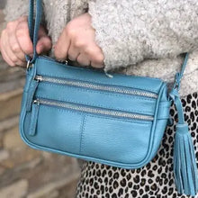 Load image into Gallery viewer, Cowhide Leather Crossbody  Bag
