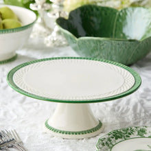 Load image into Gallery viewer, Le Jardin Footed Cake Plate 12.25 X 5
