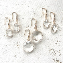 Load image into Gallery viewer, Gold Crystal Earrings
