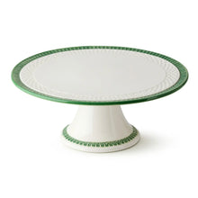 Load image into Gallery viewer, Le Jardin Footed Cake Plate 12.25 X 5
