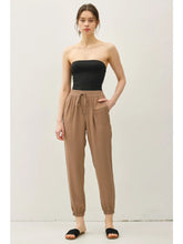 Load image into Gallery viewer, Dk Taupe High Rise Jogger Pants
