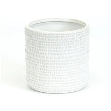 Load image into Gallery viewer, Textured White Pot
