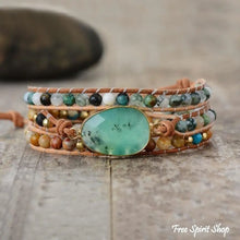 Load image into Gallery viewer, Green Jade &amp; Jasper Bracelet
