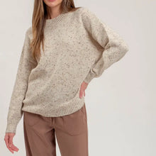 Load image into Gallery viewer, Speckle Knit Mock Neck Sweater
