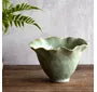 Load image into Gallery viewer, 7.5" LT. GREEN DECO PLANTER
