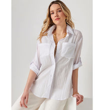 Load image into Gallery viewer, Crinkle Boyfriend Shirt
