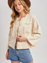 Load image into Gallery viewer, Boxy Knit Cardigan(Ecru)
