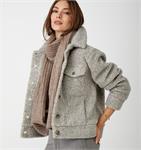 Load image into Gallery viewer, Sherpa Jacket ( Grey)
