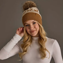Load image into Gallery viewer, Deer Patterned Pom Hat
