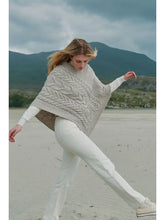 Load image into Gallery viewer, Aasleagh Falls Ladies Aran Poncho
