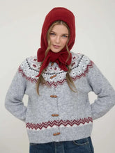 Load image into Gallery viewer, Faire Isle Toggle Button Knit Cardigan
