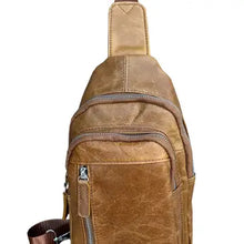 Load image into Gallery viewer, Cowhide Leather Sling Bag
