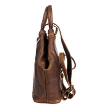 Load image into Gallery viewer, Zoe Leather Rucksack Backpack
