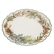 Load image into Gallery viewer, Winters Forest Xmas Hw Melm Oval Platter
