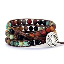 Load image into Gallery viewer, Natural "Love" Wrap Bracelet,
