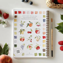 Load image into Gallery viewer, Fruit Watercolour Workbook
