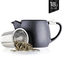 Load image into Gallery viewer, Porcelain Teapot W/ Metal Infuser 18.2oz
