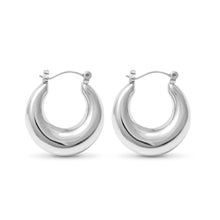 Load image into Gallery viewer, Silver Polished Earrings
