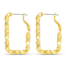 Load image into Gallery viewer, Polished Gold Earrings
