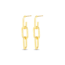 Load image into Gallery viewer, Polished Gold Earrings
