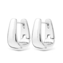 Load image into Gallery viewer, Silver Polished Earrings
