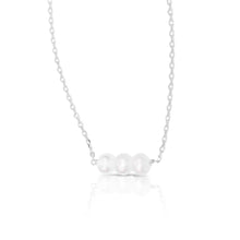Load image into Gallery viewer, Silver MOP&amp;CZ Necklace
