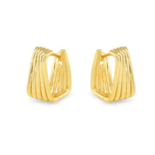 Load image into Gallery viewer, Polished Gold Earrings

