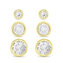 Load image into Gallery viewer, Gld CZ Earrings
