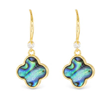 Load image into Gallery viewer, Blue Abalone Earrings

