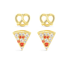 Load image into Gallery viewer, Gold Cutsey Earrings
