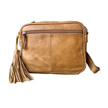 Load image into Gallery viewer, Jessie Cowhide Leather Crossbody
