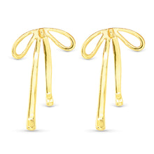 Load image into Gallery viewer, Long Bow Earrings
