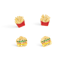 Load image into Gallery viewer, Gold Cutsey Earrings
