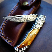 Load image into Gallery viewer, Pocket Knife W/Bone HandleTF-030
