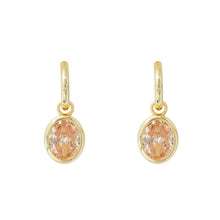Load image into Gallery viewer, Crystal Oval Earring’s
