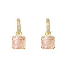 Load image into Gallery viewer, Crystal Square Earrings
